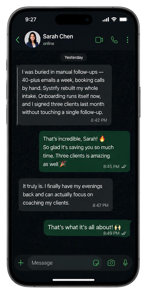Sarah Chen — Coach